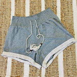 Boho Small grey gray lounge beach summer cotton lace pull on style